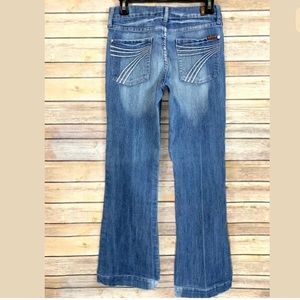 7 For All Mankind DOJO Jeans Light Wash Sz 28 x 29